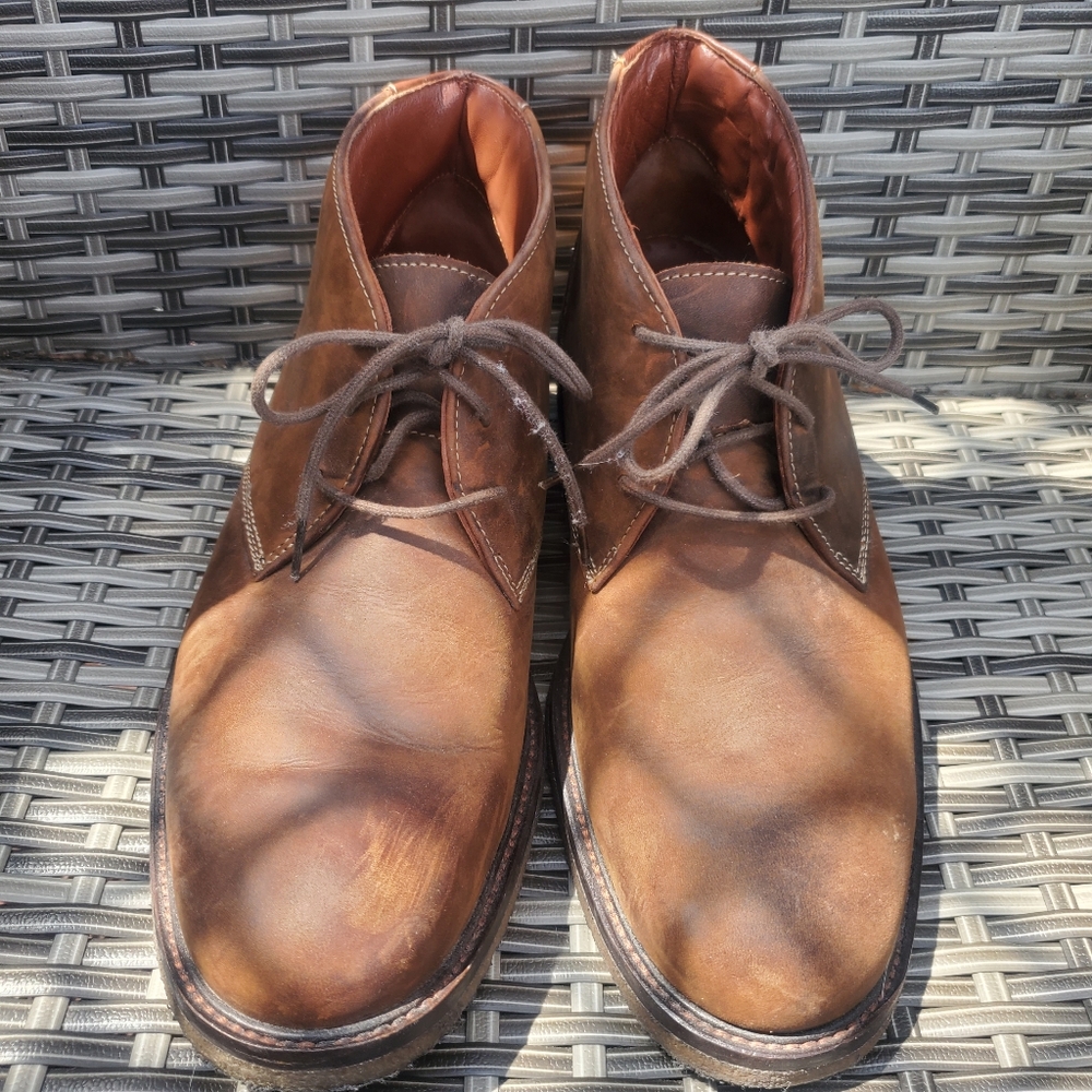 Johnston & Murphy Men's Sheepskin Chukka Boots Size 8.5 EUC - Picture 8 of 9